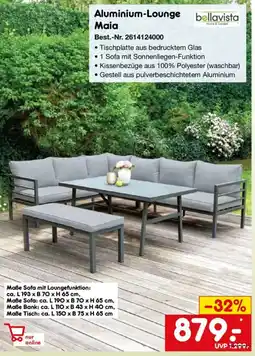 Netto Marken-Discount bellavista Aluminium-Lounge Maia Angebot