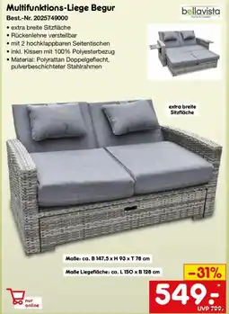 Netto Marken-Discount bellavista Multifunktions-Liege Begur Angebot