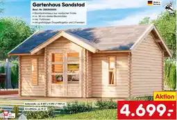 Netto Marken-Discount Karibu Gartenhaus Sandstad Angebot