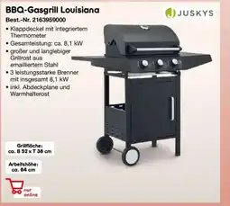 Netto Marken-Discount JUSKYS BBQ-Gasgrill Louisiana Angebot