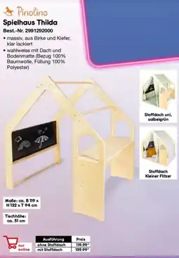 Netto Marken-Discount Pinolino Spielhaus Thilda Angebot