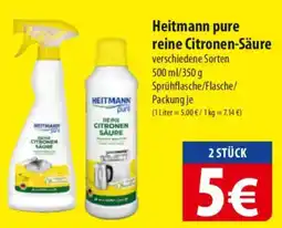 Famila Nord Ost Heitmann pure reine Citronen-Säure Angebot