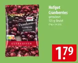 Famila Nord Ost Hofgut Cranberries Angebot