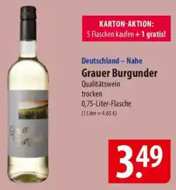 Famila Nord Ost Grauer Burgunder Qualitätswein trocken Angebot