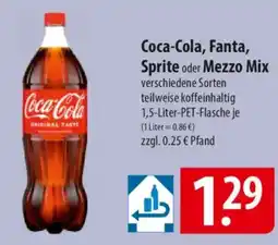 Famila Nord Ost Coca-Cola, Fanta, Sprite oder Mezzo Mix Angebot