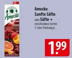 Famila Nord Ost Amecke Sanfte Säfte oder Säfte + Angebot
