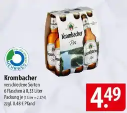 Famila Nord Ost Krombacher Pils Angebot