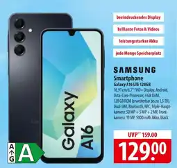 Famila Nord Ost SAMSUNG Smartphone Galaxy A16 LTE 128GB Angebot