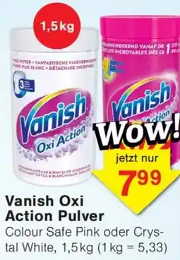 Wiglo Wunderland Vanish Oxi Action Pulver Angebot