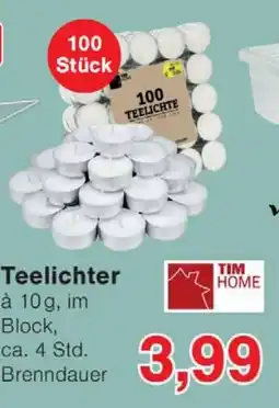 Wiglo Wunderland TIM HOME Teelichter Angebot