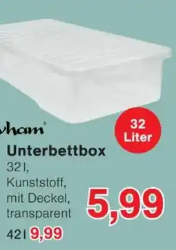 Wiglo Wunderland wham Unterbettbox Angebot