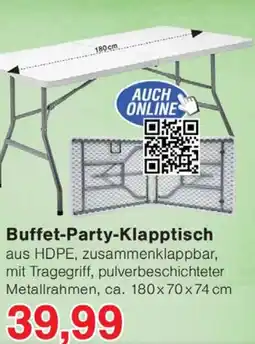 Wiglo Wunderland Buffet-Party Klapptisch Angebot