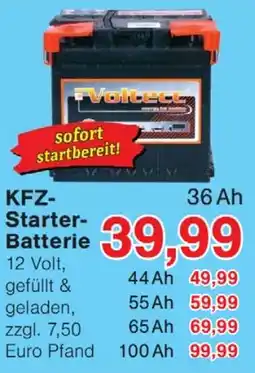 Wiglo Wunderland KFZ- Starter Batterie 36 Ah Angebot