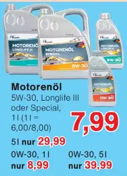 Wiglo Wunderland Motorenöl 5W-30 Angebot