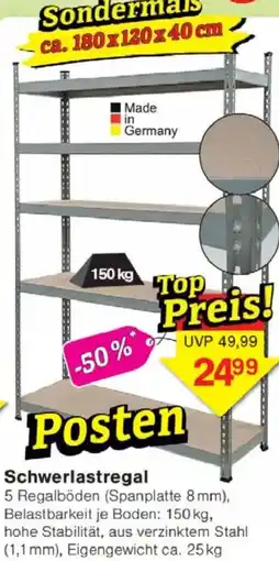 Jawoll Schwerlastregal Angebot