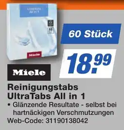 K+B Expert Miele Reinigungstabs UltraTabs All in 1 Angebot