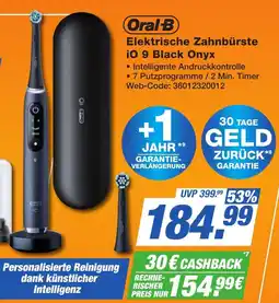 K+B Expert Oral-B Elektrische Zahnbürste iO 9 Black Onyx Angebot