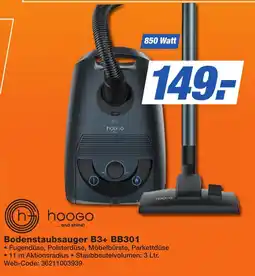 K+B Expert hooGo Bodenstaubsauger B3+ BB301 Angebot