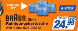 K+B Expert BRAUN 3in1 Reinigungskartusche Angebot