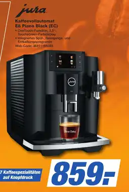 K+B Expert jura Kaffeevollautomat E8 Piano Black (EC) Angebot