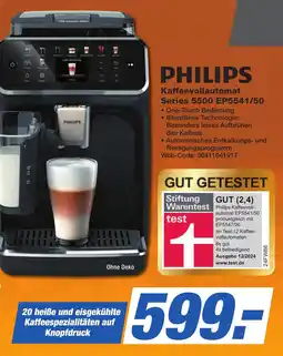 K+B Expert PHILIPS Kaffeevollautomat Series 5500 EP5541/50 Angebot
