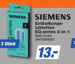 K+B Expert SIEMENS Entkalkungs tabletten EQ.series 2-in-1 Angebot