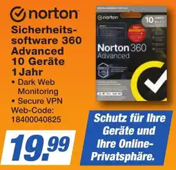 K+B Expert norton Sicherheits software 360 Advanced 10 Geräte Angebot