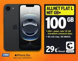 K+B Expert iPhone 16e 128GB Angebot