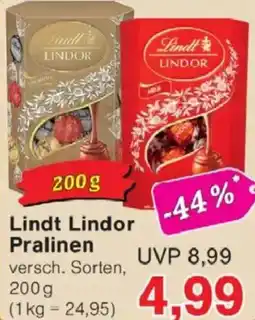 Jawoll Lindt Lindor Pralinen Angebot