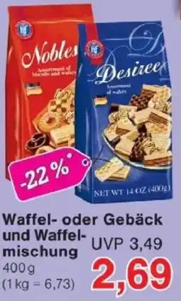 Jawoll Waffel oder Gebäck und Waffelmischung Angebot