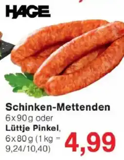 Jawoll HAGE Schinken-Mettenden oder Lüttje Pinkel Angebot