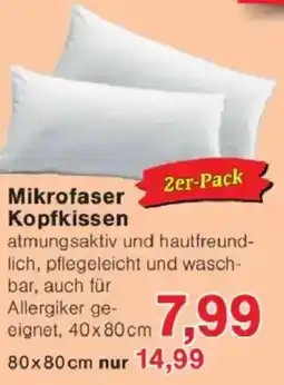 Jawoll Mikrofaser Kopfkissen 2er-Pack Angebot