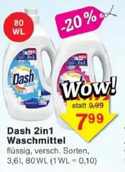 Jawoll Dash 2in1 Waschmittel Angebot