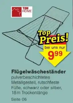 Jawoll TIM HOME Flügelwäscheständer Angebot