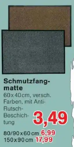 Jawoll Schmutzfangmatte Angebot