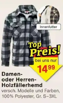 Jawoll Damen- oder Herren Holzfällerhemd Angebot