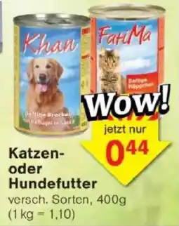 Jawoll Khan FariMa Katzen oder Hundefutter Angebot