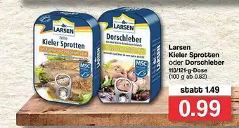 Famila Nord West Larsen Kieler Sprotten Oder Dorschleber Angebot