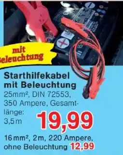 Jawoll Starthilfekabel mit Beleuchtung Angebot