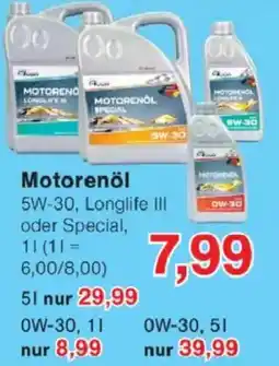 Jawoll Motorenöl 5W-30 Angebot