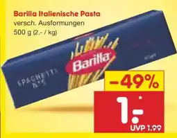 Netto Marken-Discount Barilla Italienische Pasta Angebot