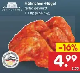 Netto Marken-Discount GUT PONHOLZ Hähnchen Flügel Angebot