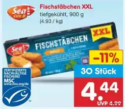 Netto Marken-Discount Sea GOLD Fischstäbchen XXL Angebot