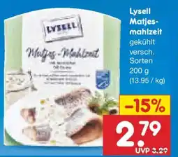 Netto Marken-Discount Lysell Matjes mahlzeit Angebot