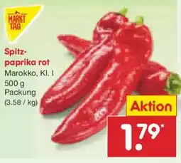 Netto Marken-Discount MARKT TAG Spitz paprika rot Angebot