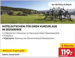 Netto Marken-Discount HOTELGUTSCHEIN FÜR EINEN KURZURLAUB IM ERZGEBIRGE 2 Nächte Angebot
