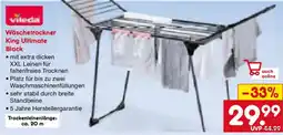 Netto Marken-Discount vileda Wäschetrockner King Ultimate Black Angebot
