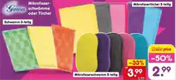 Netto Marken-Discount Genius Mikrofaserschwämme oder Tücher Angebot