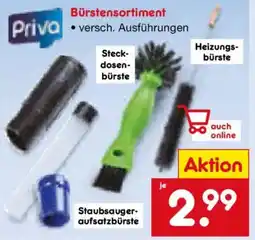 Netto Marken-Discount Priva Bürstensortiment Angebot