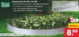 Netto Marken-Discount Living GARDEN Rasenkanten Profile, 4er Set Angebot